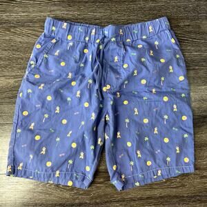 Disney Chip N Dale Chipmunk Shorts Men's XL Blue Beach All Over Print